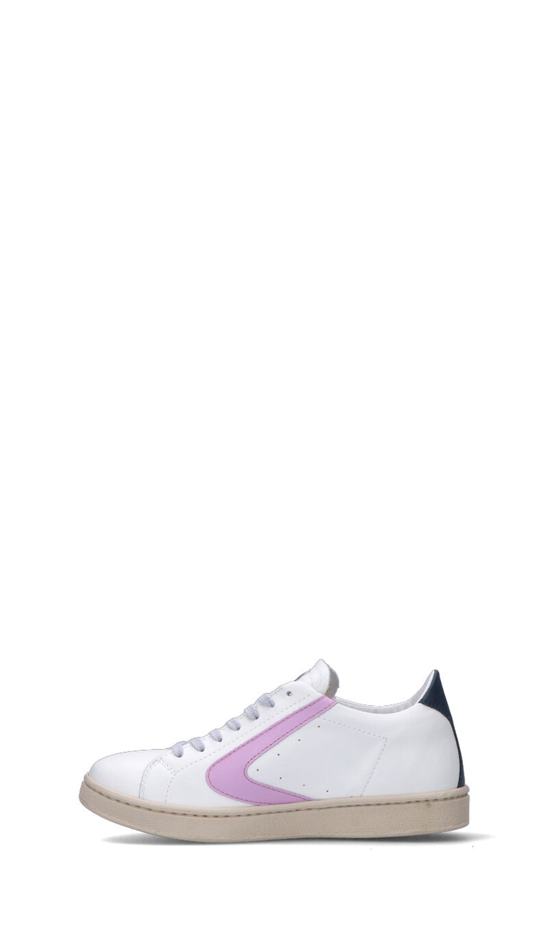 VALSPORT Sneaker donna bianca/rosa in pelle