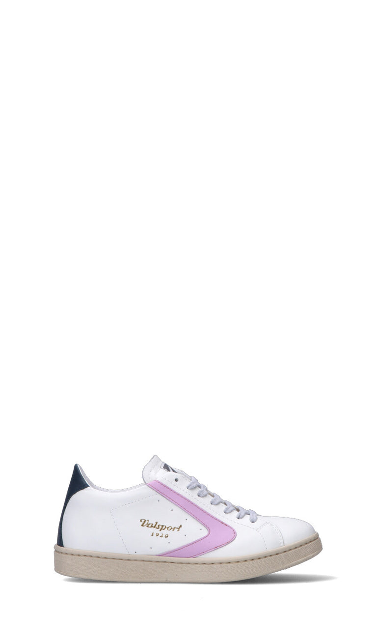 VALSPORT Sneaker donna bianca/rosa in pelle