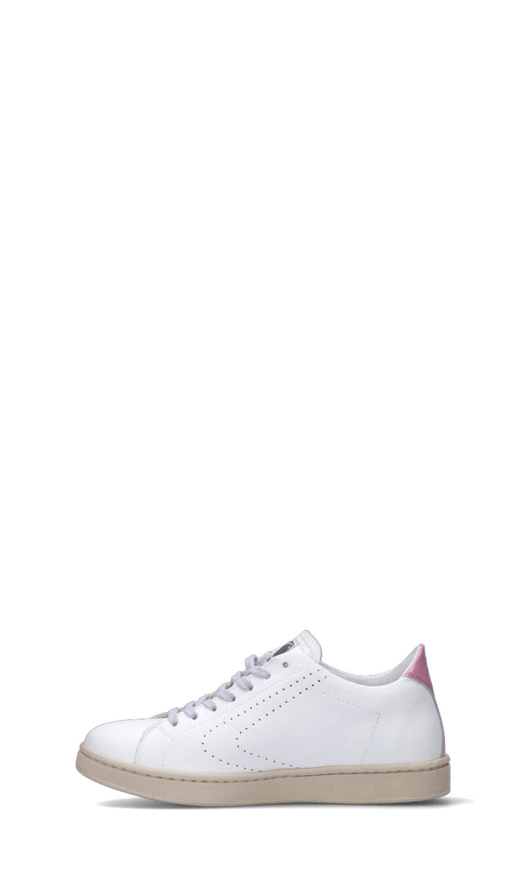 VALSPORT Sneaker donna bianca/rosa in pelle