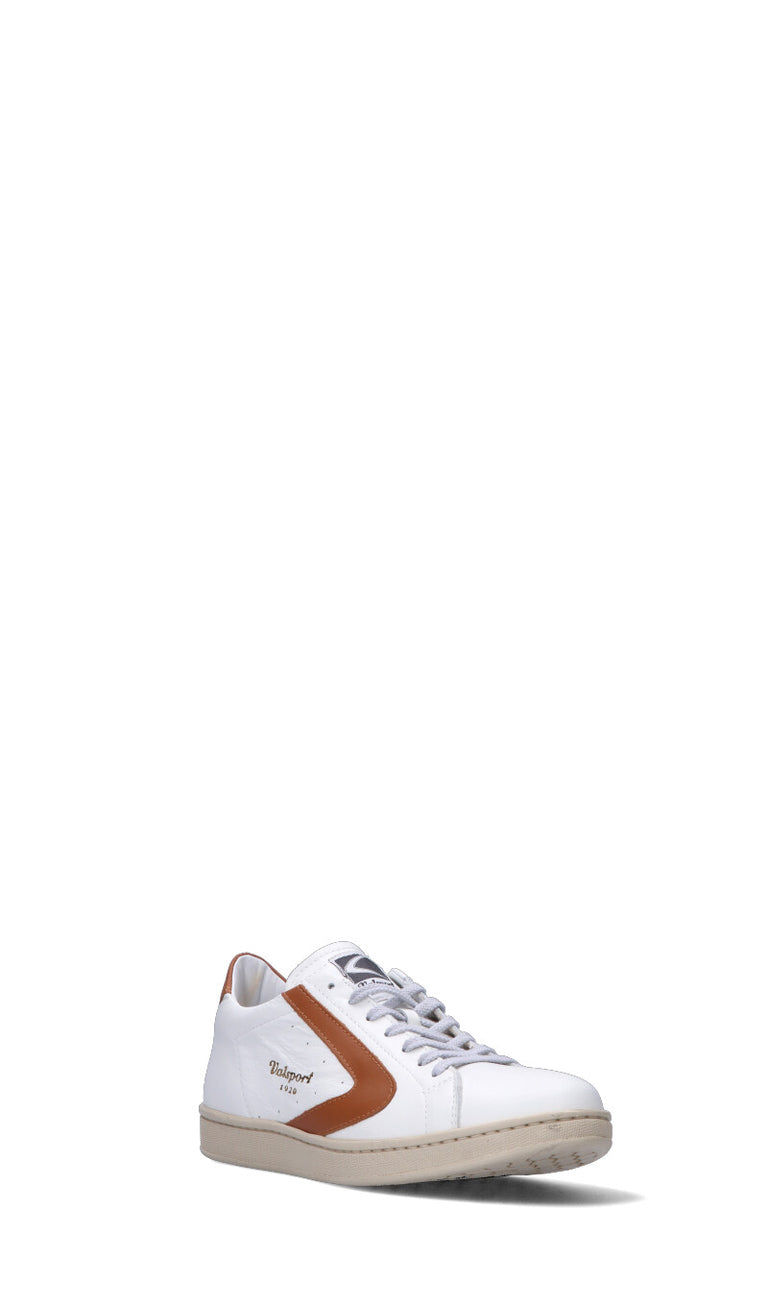 VALSPORT Sneaker uomo bianca/marrone in pelle