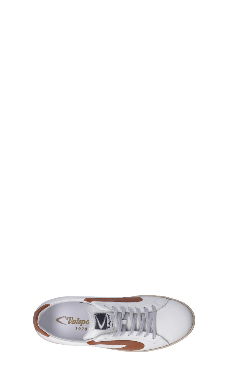 VALSPORT Sneaker uomo bianca/marrone in pelle
