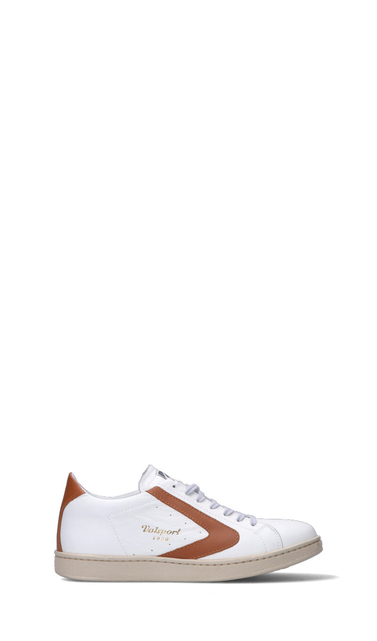 VALSPORT Sneaker uomo bianca/marrone in pelle