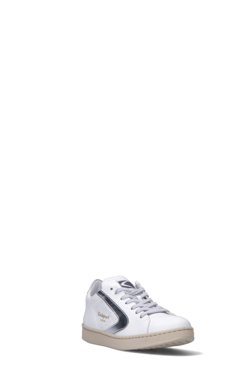 VALSPORT Sneaker donna bianca/argento in pelle
