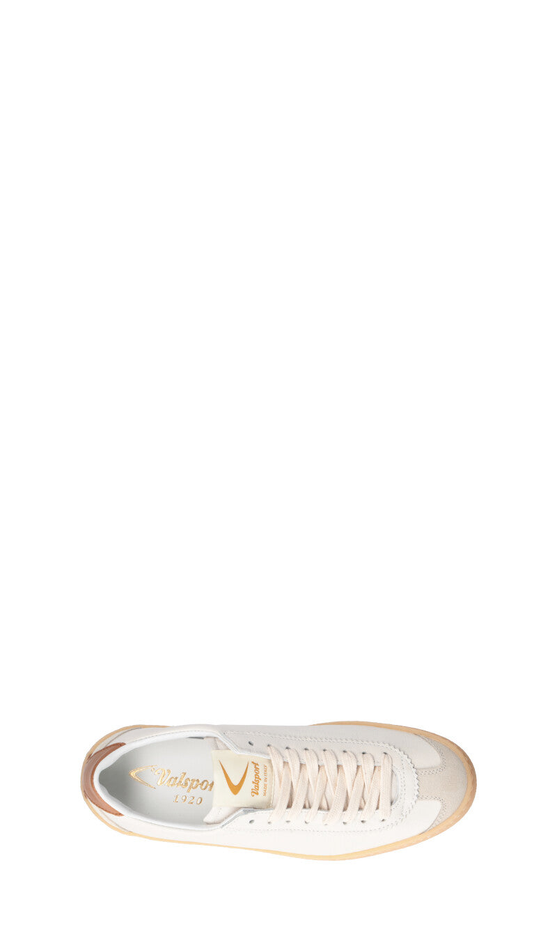 VALSPORT VALLE Sneaker uomo bianca/marrone in pelle