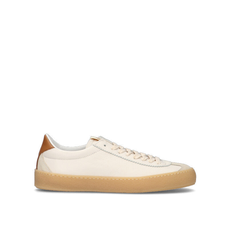 VALSPORT VALLE Sneaker uomo bianca/marrone in pelle