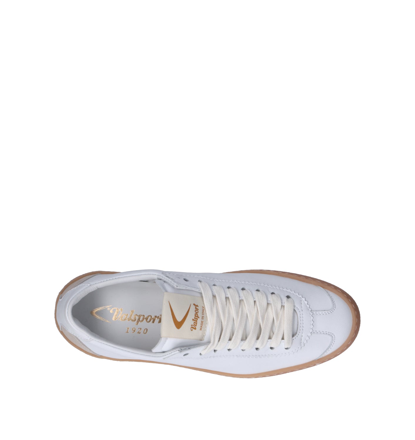 VALSPORT Sneaker uomo bianca in pelle