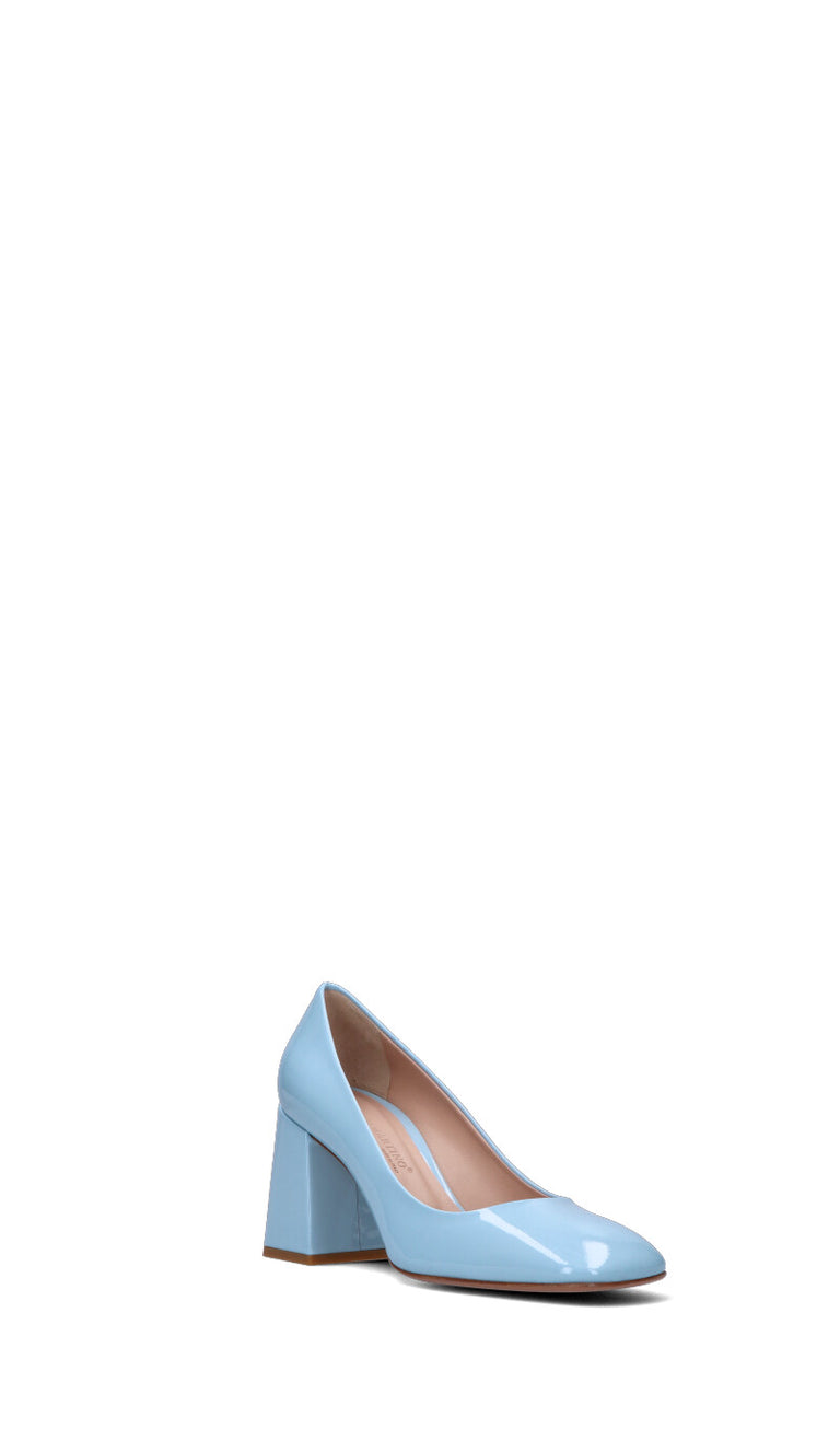 ENZO DI MARTINO Decollete donna azzurra in pelle