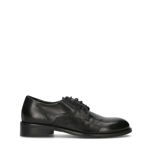 HUNDRED 100 Stringata donna nera in pelle