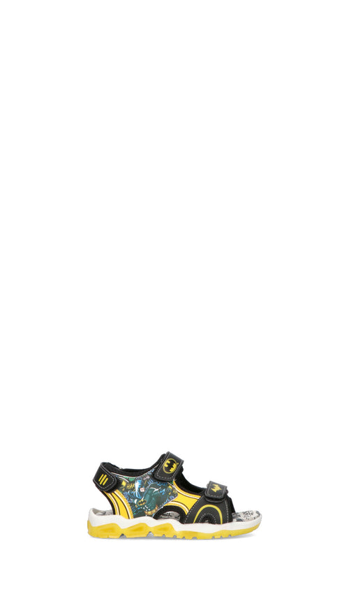BATMAN Sandalo bimbo nero/giallo