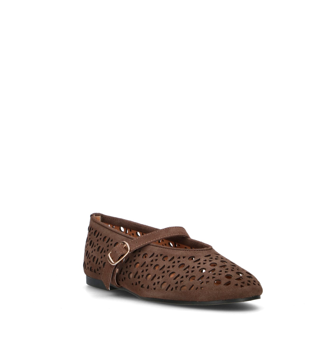 EXE Ballerina donna marrone in suede