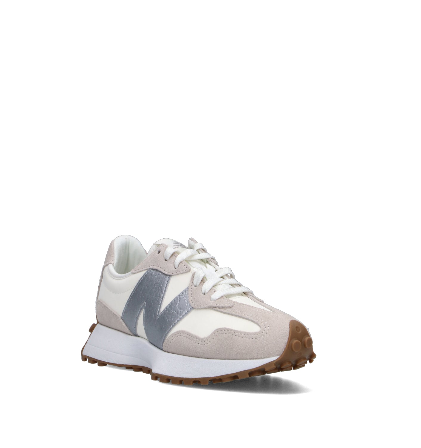 NEW BALANCE Sneaker donna bianca/argento