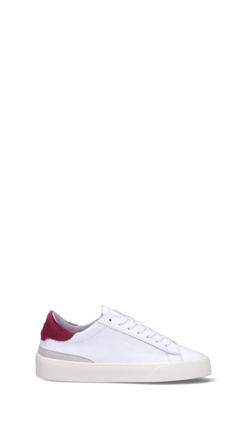 D.A.T.E. Sneaker donna bianca/magenta in pelle