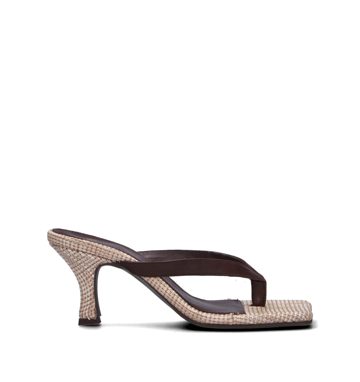 EXE Sandalo donna marrone in pelle