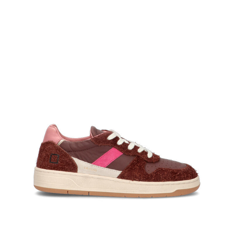 D.A.T.E. - COURT 2.0 Sneaker donna cioccolato in suede