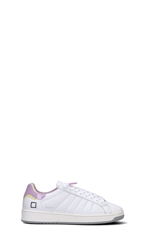 D.A.T.E. BASE SOFT Sneaker donna bianca/lilla in pelle