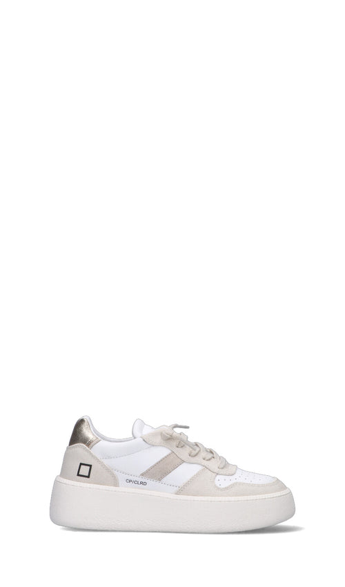 D.A.T.E. COURT PLATFORM Sneaker donna bianca/beige