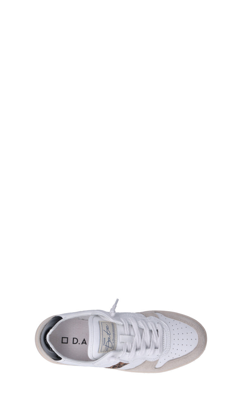 D.A.T.E. COURT SHINY Sneaker donna bianca/nera