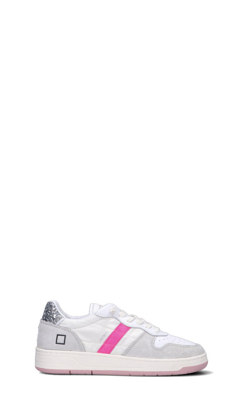D.A.T.E. COURT SHINY Sneaker donna bianca/fucsia