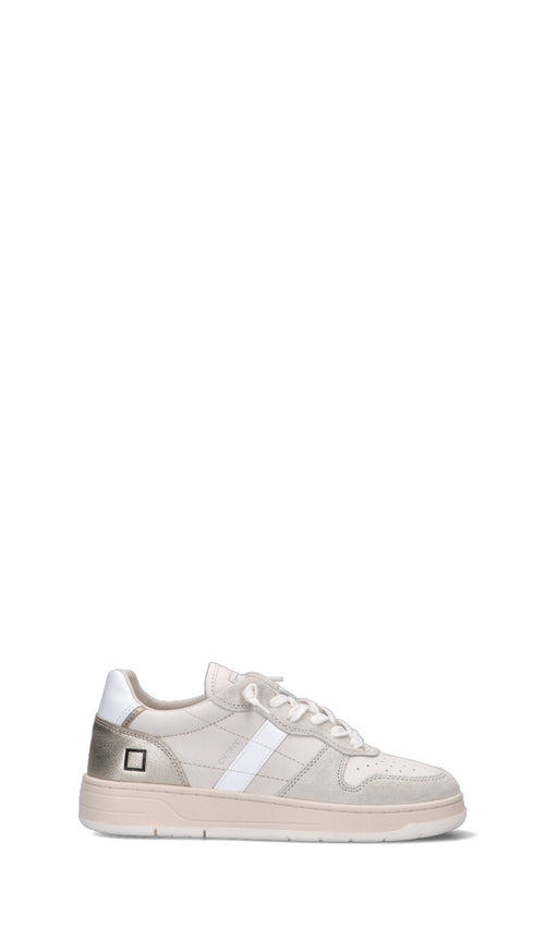 D.A.T.E. COURT SHINY Sneaker donna bianca in pelle