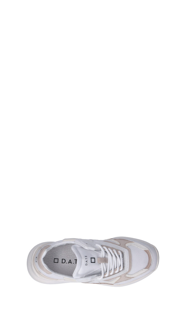 D.A.T.E. FUGA Sneaker donna bianca/beige