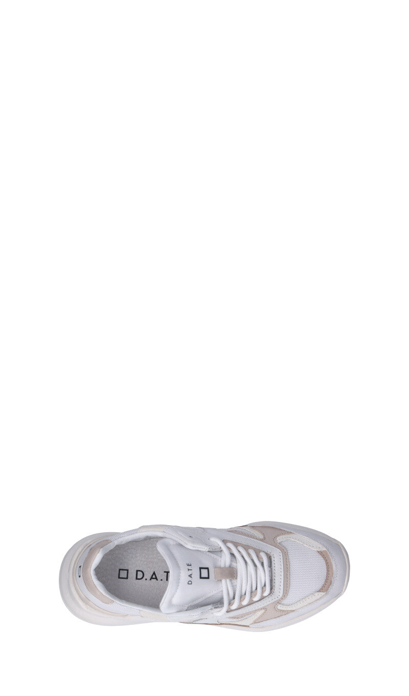 D.A.T.E. FUGA Sneaker donna bianca/beige