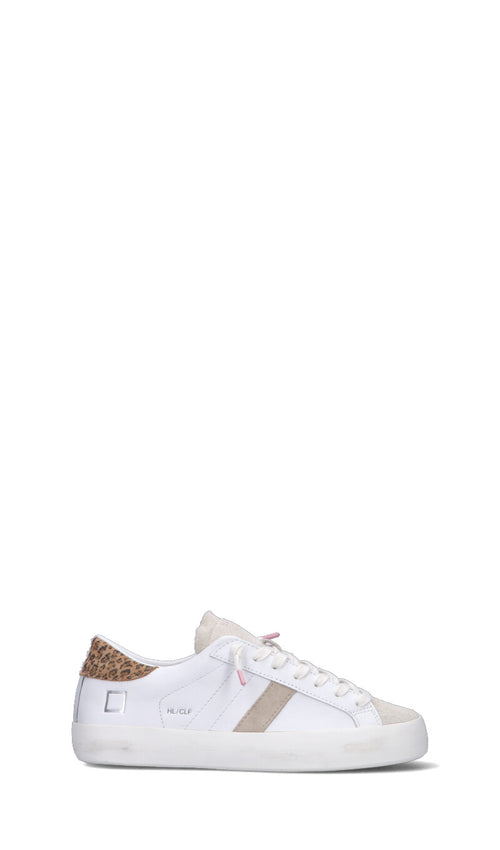 D.A.T.E. HILL LOW Sneaker donna bianca/maculata in pelle
