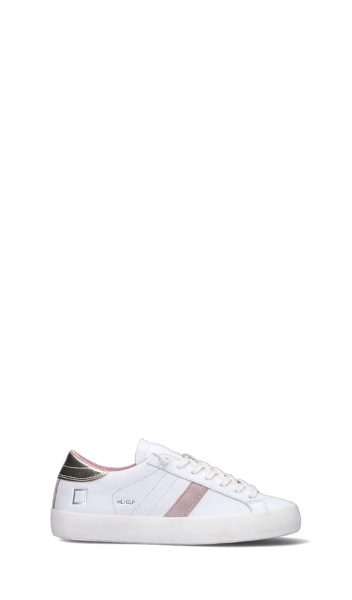 D.A.T.E. HILL LOW Sneaker donna bianca/rosa in pelle