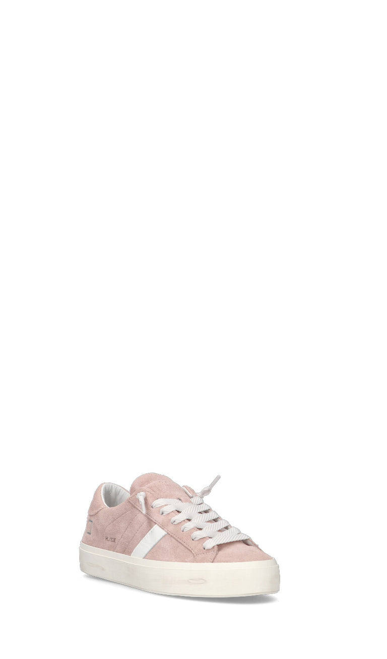 D.A.T.E. HILL LOW SUEDE Sneaker donna rosa in suede