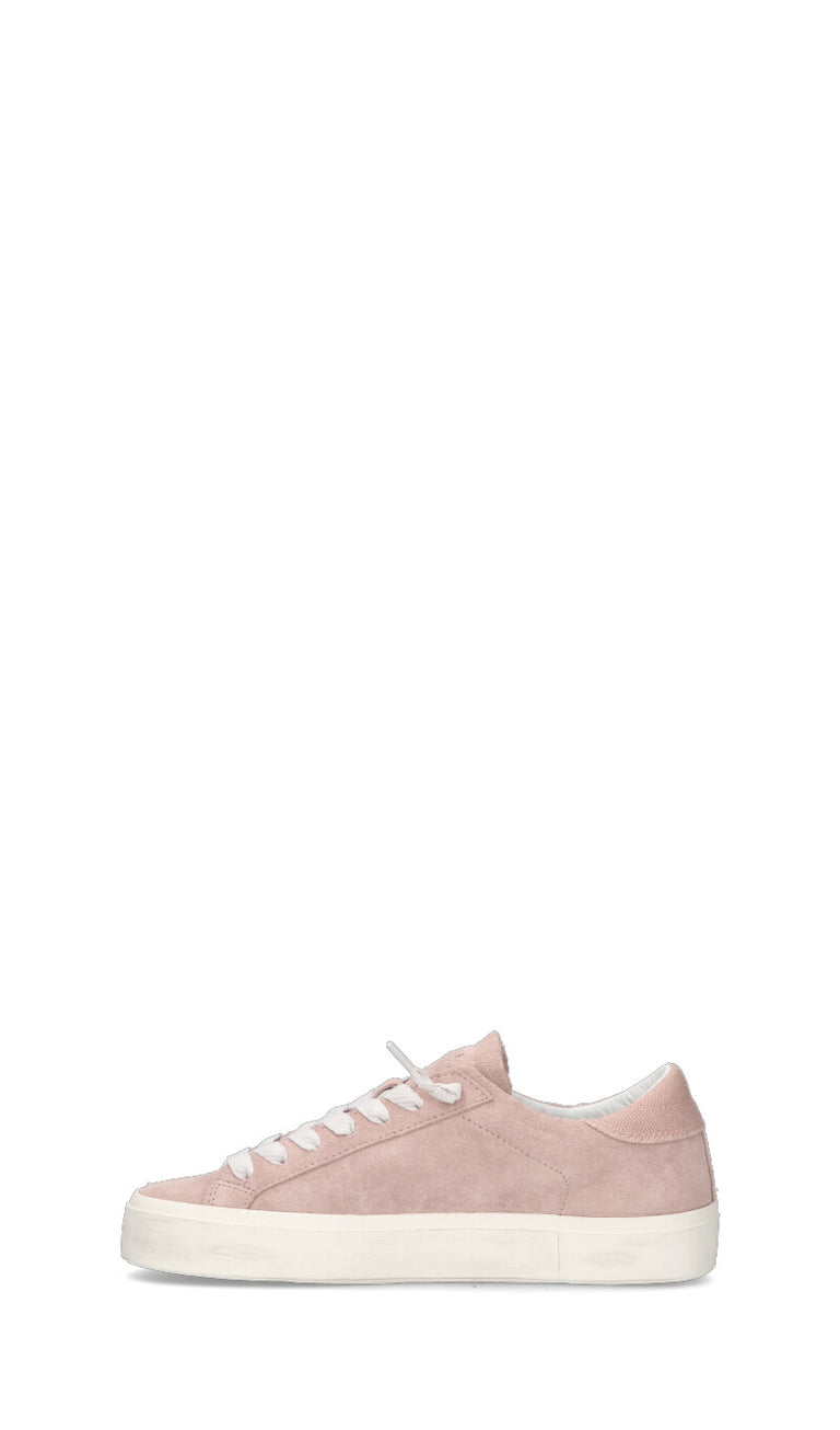 D.A.T.E. HILL LOW SUEDE Sneaker donna rosa in suede