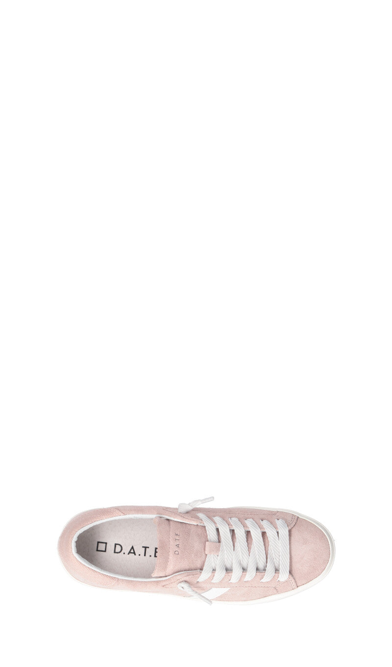 D.A.T.E. HILL LOW SUEDE Sneaker donna rosa in suede