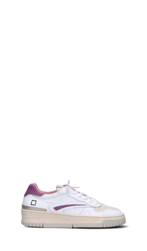 D.A.T.E. TORNEO PURE CALF Sneaker donna bianca/malva in pelle