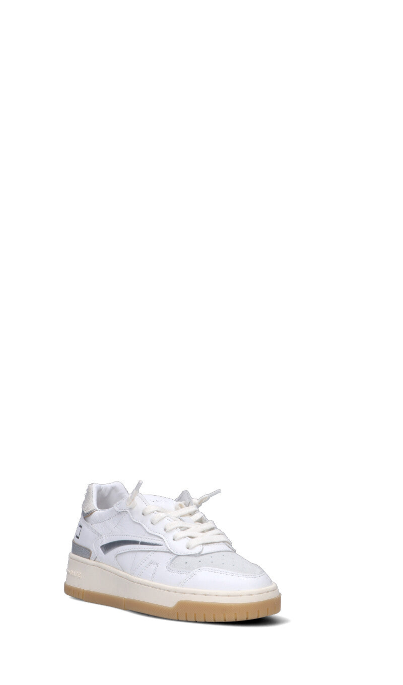 D.A.T.E. TORNEO Sneaker donna bianca in pelle