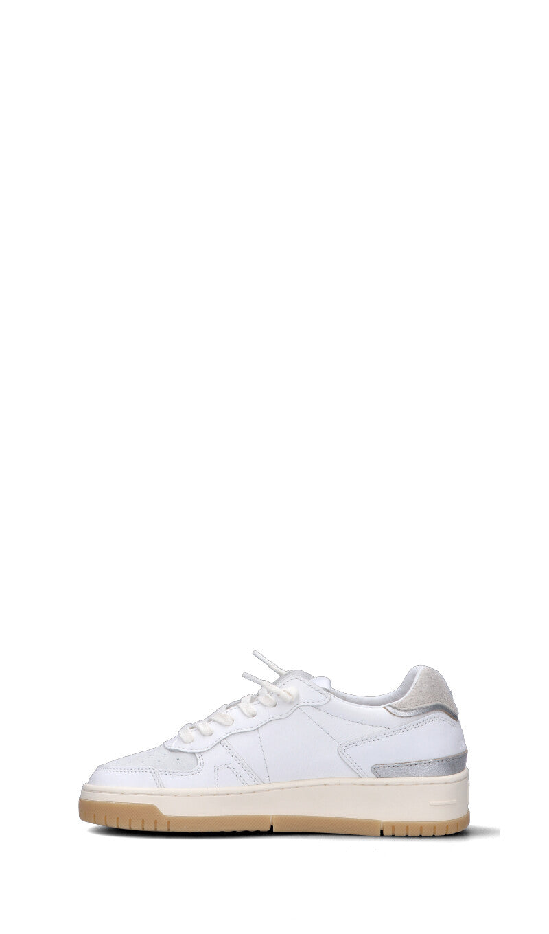 D.A.T.E. TORNEO Sneaker donna bianca in pelle