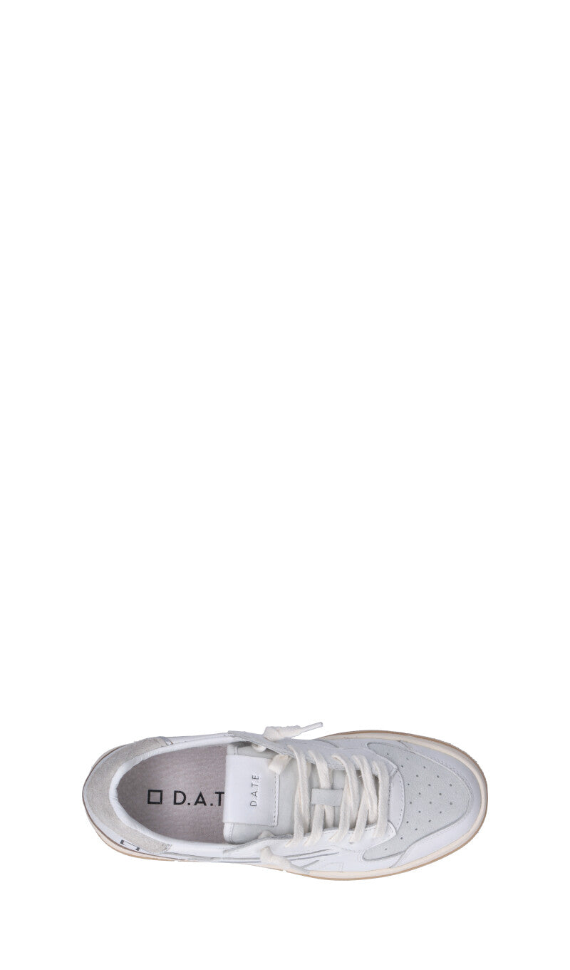 D.A.T.E. TORNEO Sneaker donna bianca in pelle
