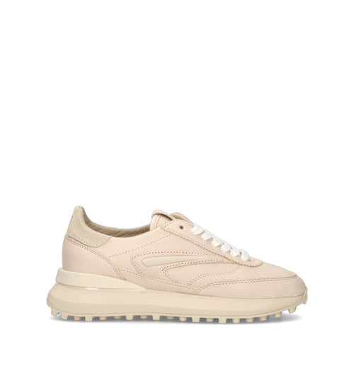 D.A.T.E. Sneaker donna beige in suede