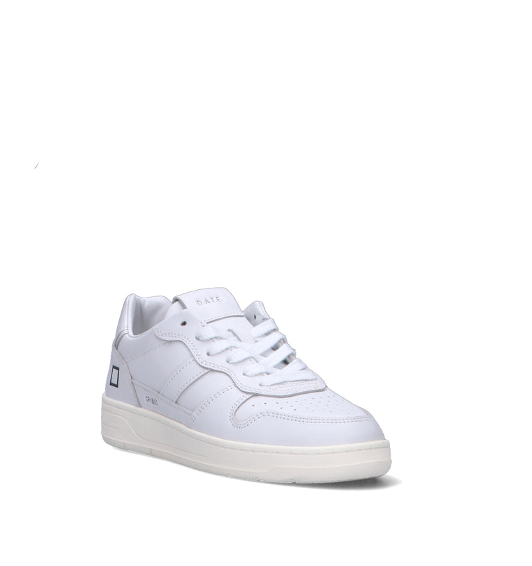 D.A.T.E. Sneaker donna bianca in pelle