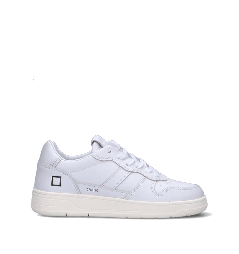 D.A.T.E. Sneaker donna bianca in pelle