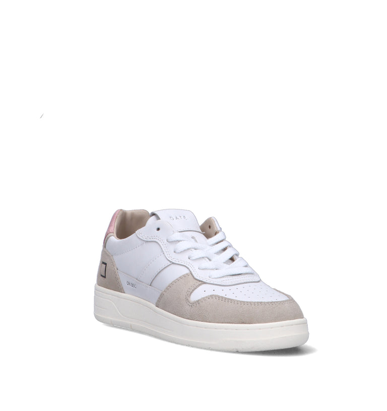 D.A.T.E. Sneaker donna bianca in pelle