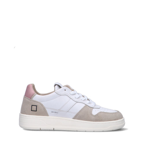 D.A.T.E. Sneaker donna bianca in pelle