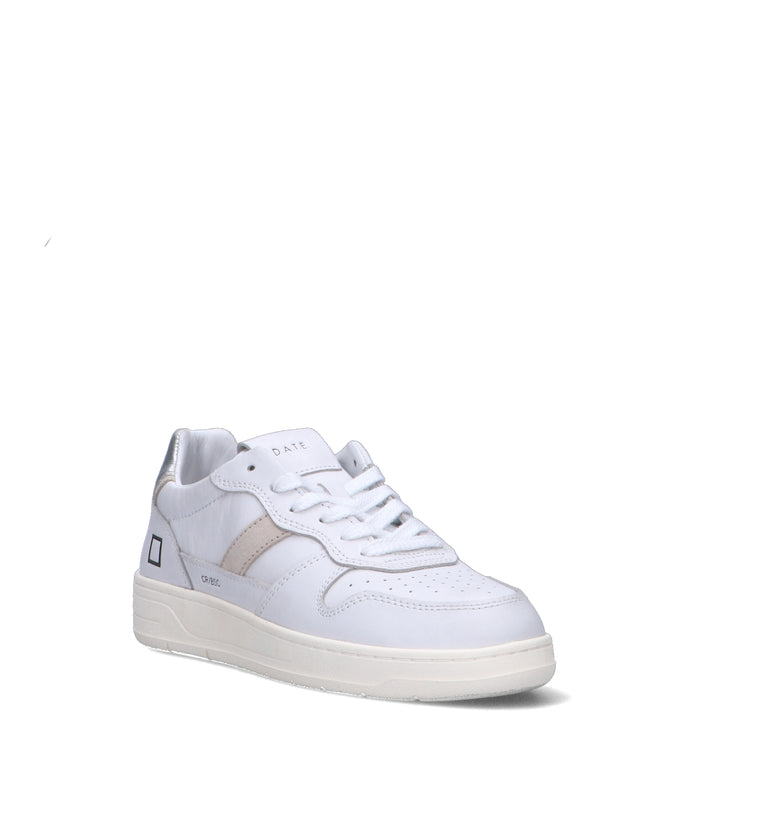 D.A.T.E. Sneaker donna bianca in pelle