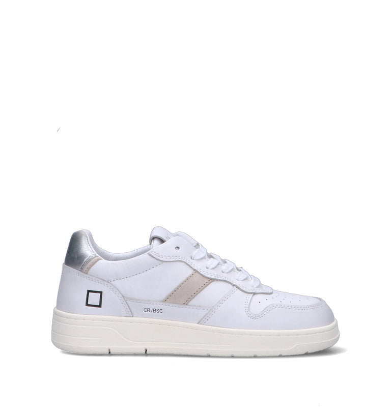 D.A.T.E. Sneaker donna bianca in pelle