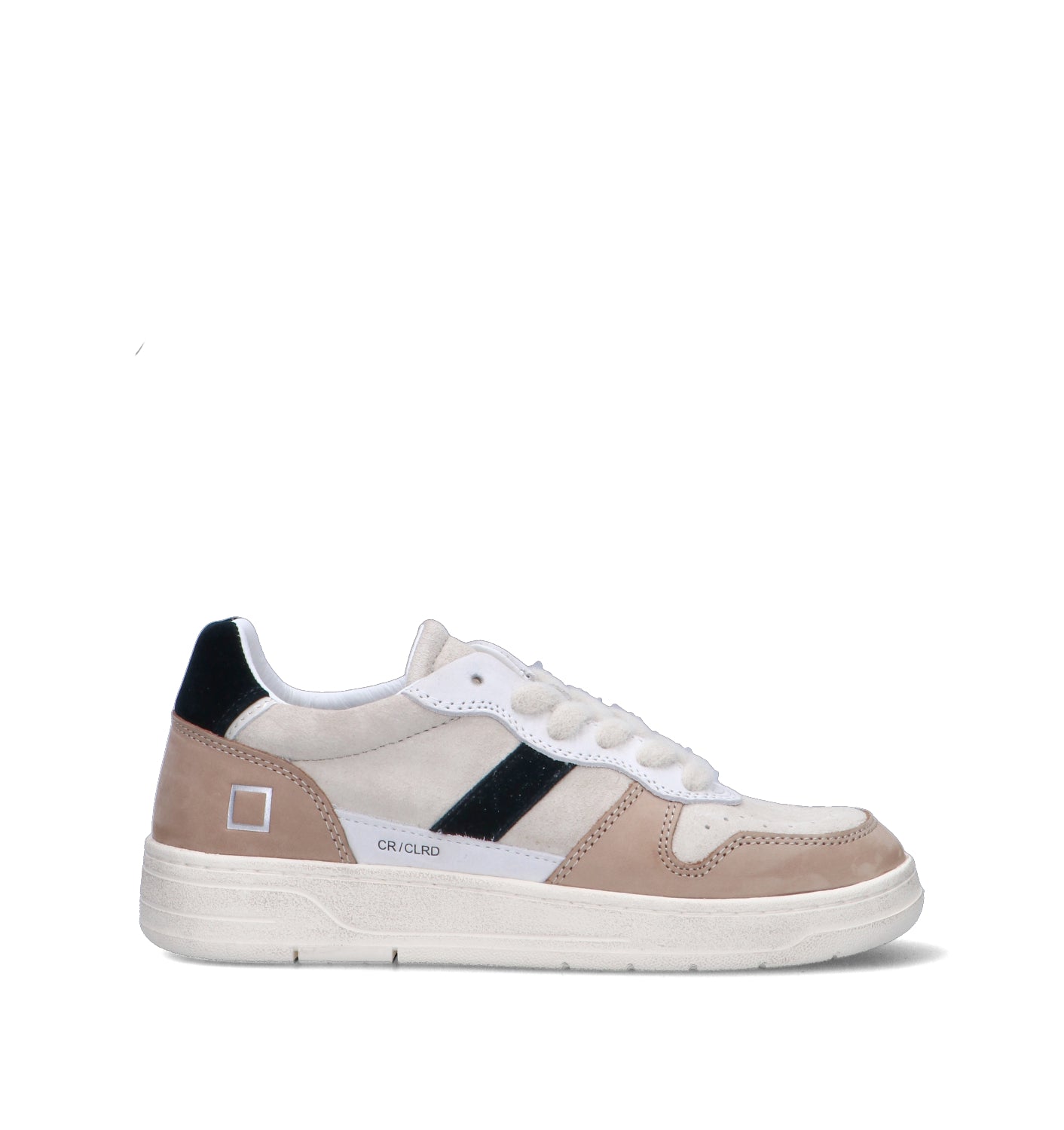 D.A.T.E. Sneaker donna panna in suede