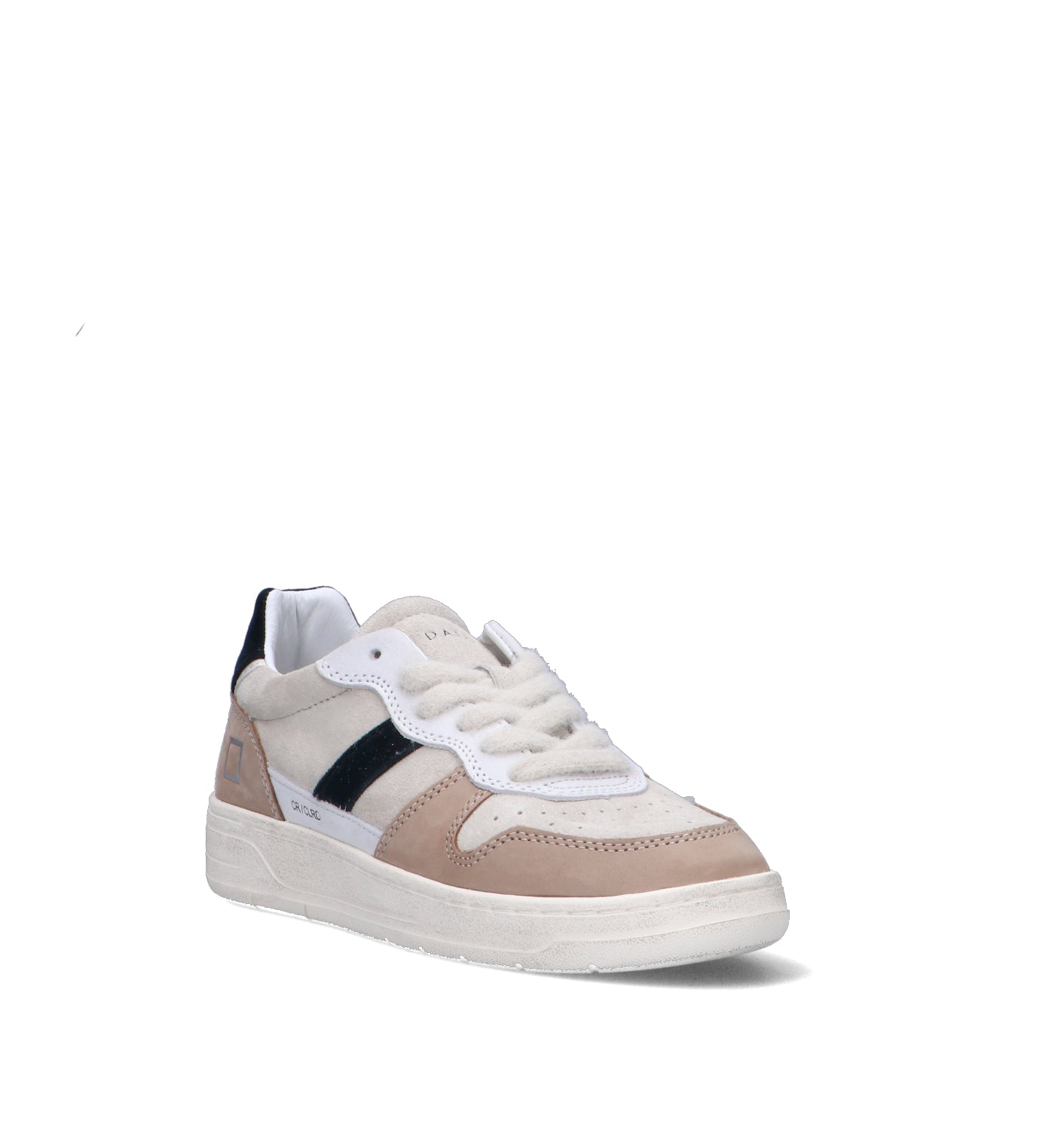 D.A.T.E. Sneaker donna panna in suede