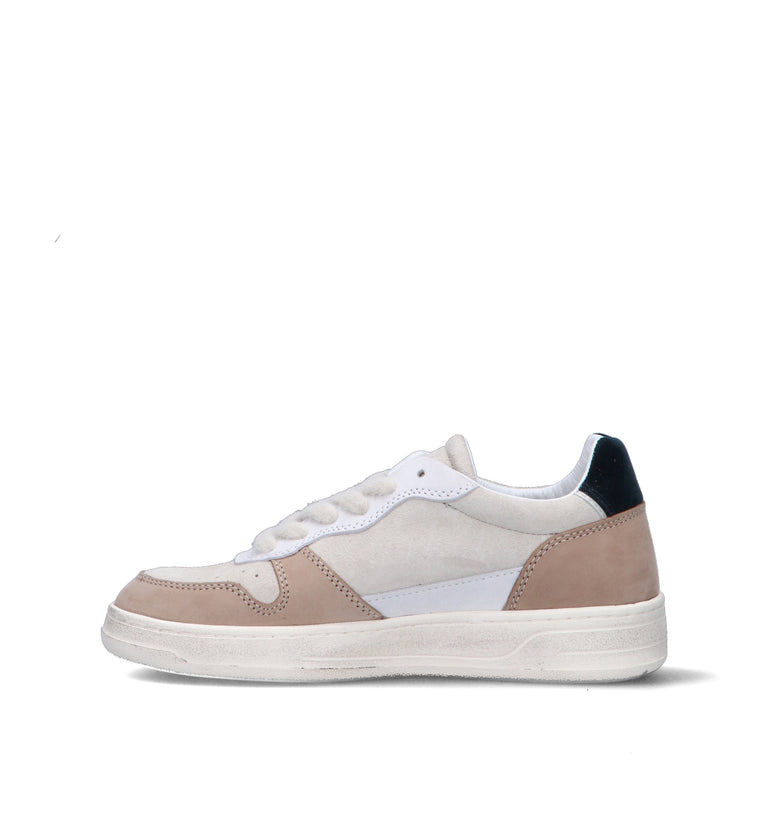 D.A.T.E. Sneaker donna panna in suede