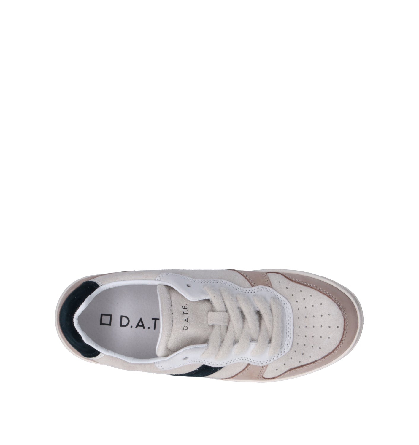 D.A.T.E. Sneaker donna panna in suede