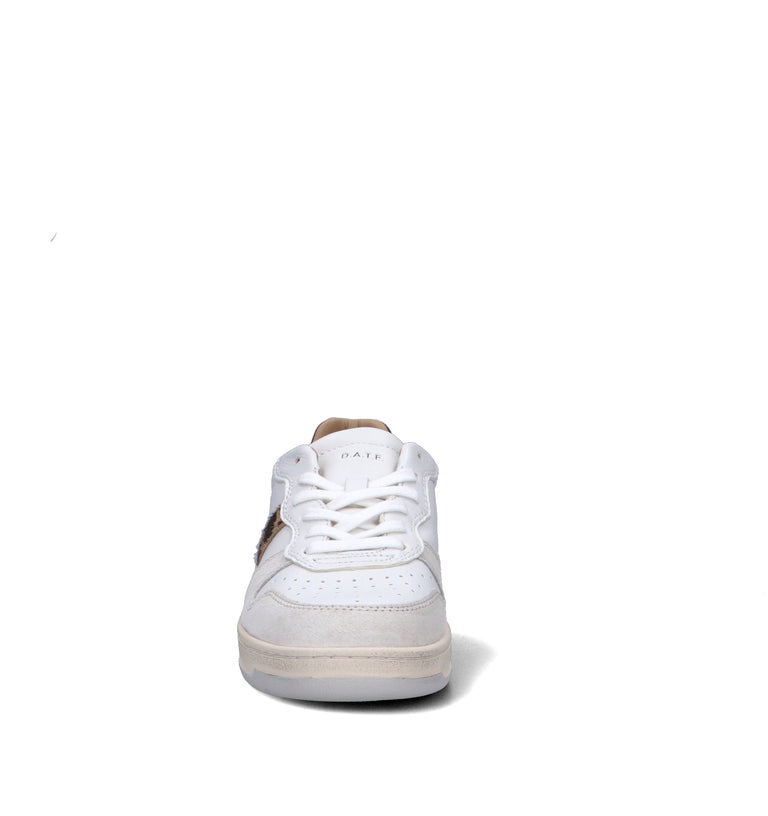 D.A.T.E. Sneaker donna bianca in pelle