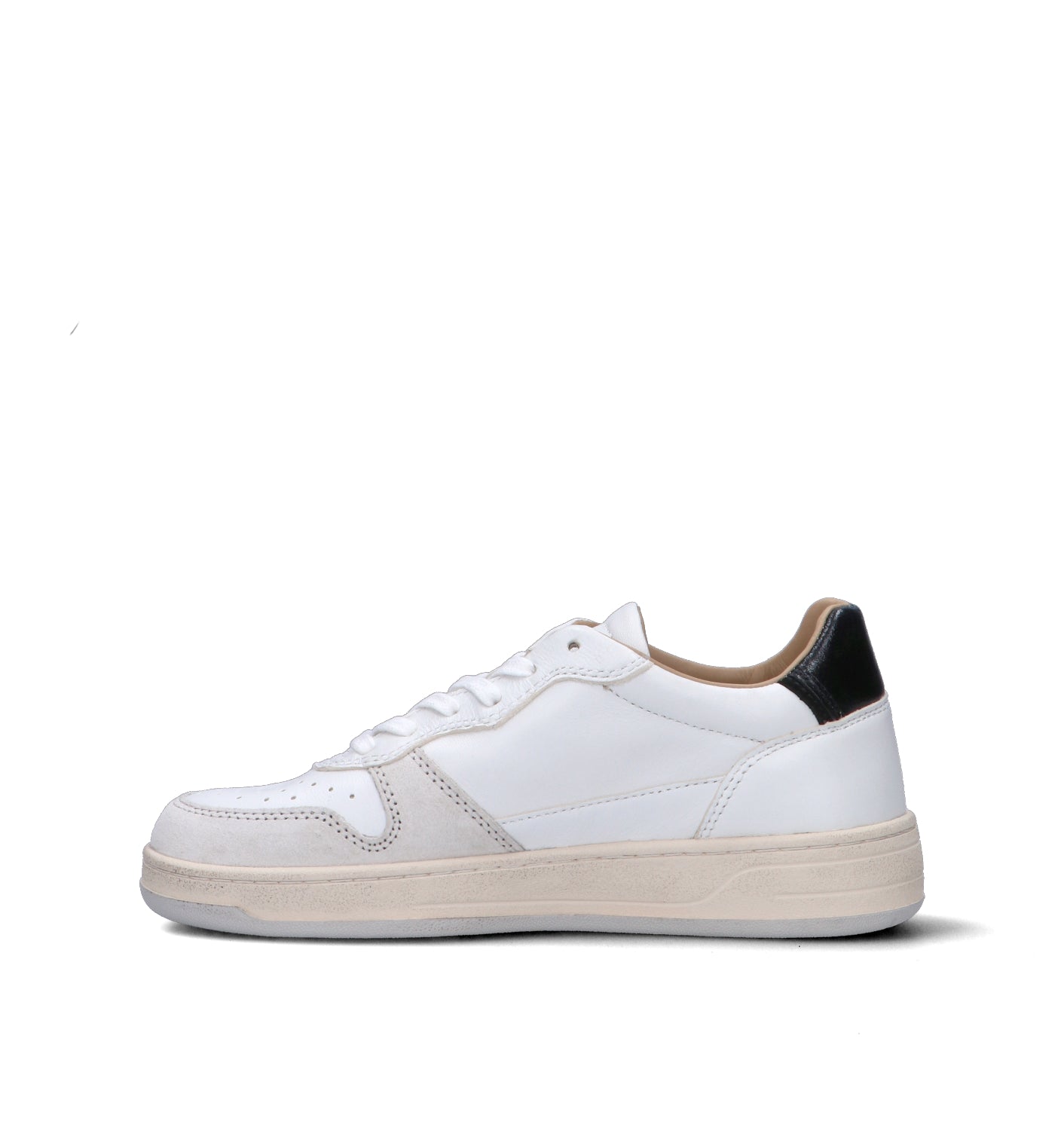 D.A.T.E. Sneaker donna bianca in pelle