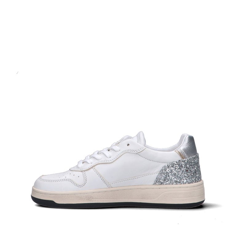 D.A.T.E. Sneaker donna bianca in pelle
