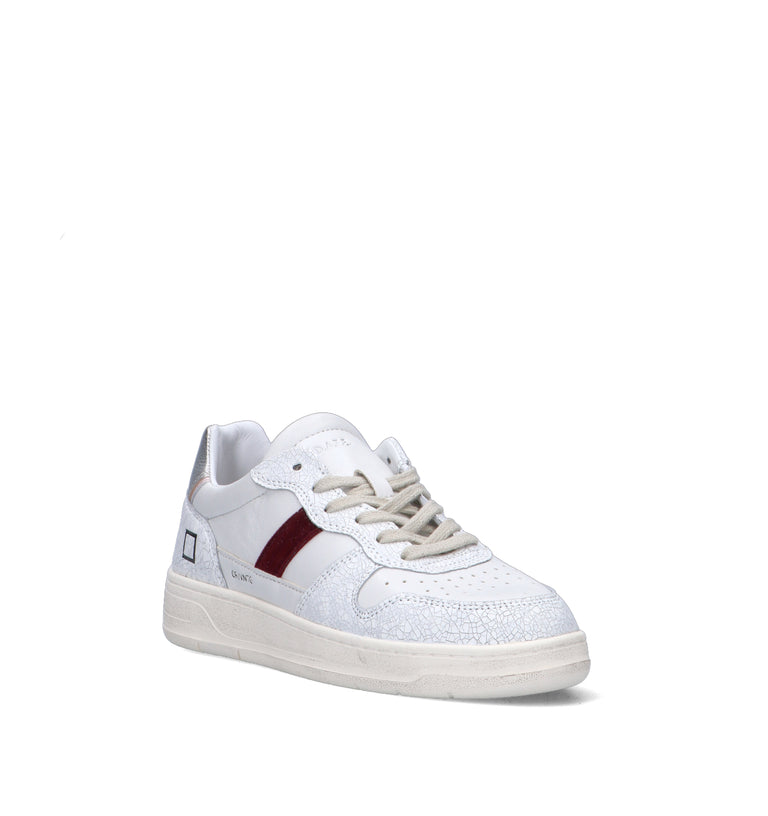 D.A.T.E. Sneaker donna bianca in pelle