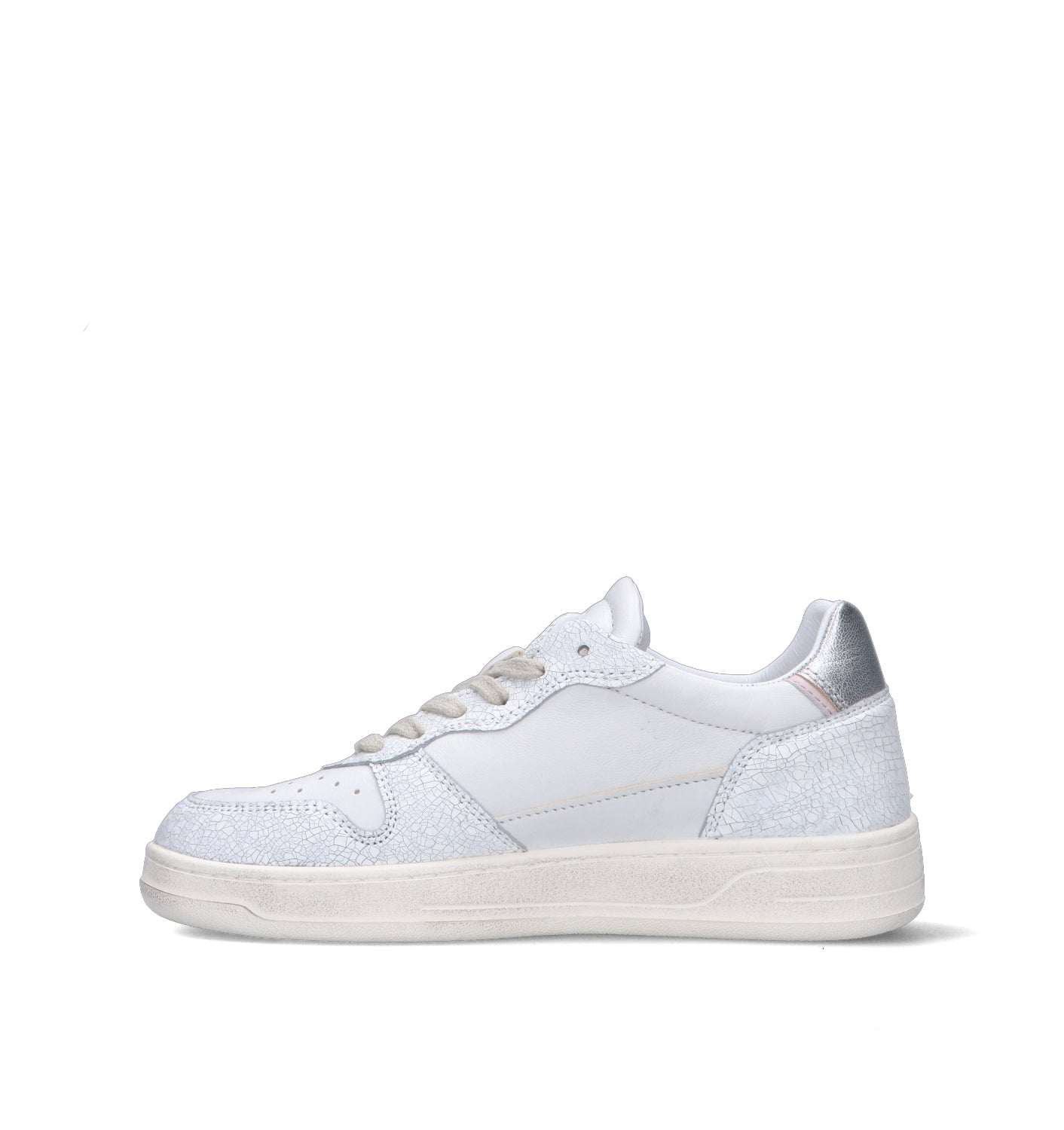 D.A.T.E. Sneaker donna bianca in pelle